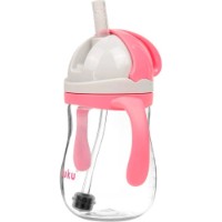 Cana cu pai Akuku Pink 280ml (A0676) imaginea #5 — magazin online Desire.md