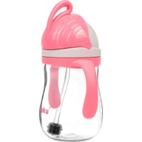 Cana cu pai Akuku Pink 280ml (A0676) imaginea #6 — magazin online Desire.md