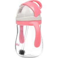 Cana cu pai Akuku Pink 280ml (A0676) imaginea #2 — magazin online Desire.md