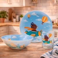 Set veselă pentru copii Luminarc Flying Bear (X3059) imaginea #2 — magazin online Desire.md