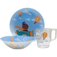 Set veselă pentru copii Luminarc Flying Bear (X3059)