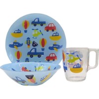 Set veselă pentru copii Luminarc Gobites (X3055)
