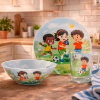Set veselă pentru copii Luminarc Kickoff Kitchen (X3058) imaginea #2 — magazin online Desire.md