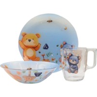 Set veselă pentru copii Luminarc Little Bear Feast (X3063)