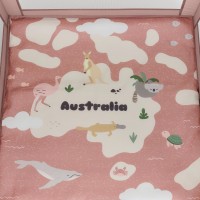 Pătuț pliabil Kikka Boo Enjoy Australia Pink 2026 (31003030021) imaginea #4 — magazin online Desire.md