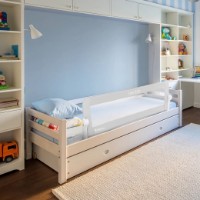 Bariera de siguranță pentru pătuț Kikka Boo I am Safe 102cm Grey imaginea #6 — magazin online Desire.md