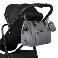 Geanta pentru mama Kikka Boo Maxi Grey 2025 imaginea #8 — magazin online Desire.md