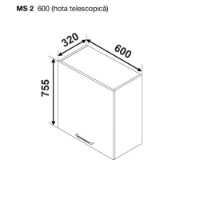 Bucatarie modulara Ambianta Bonita MS2 600 Antracit imaginea #3 — magazin online Desire.md