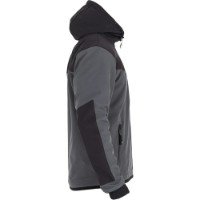 Jachetă moto John Doe V3 Softshell Rip-Stop Grey/Black (JHK7009-XL) imaginea #2 — magazin online Desire.md