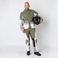 Pantaloni de moto iXS Venture-STX 1.0 Laminated Olive/Light Grey (X2-015405-079-L) imaginea #6 — magazin online Desire.md