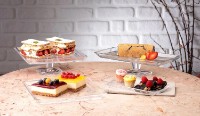 Platou servire tort Pasabahce Madlen 24x24 cm (950007) imaginea #4 — magazin online Desire.md