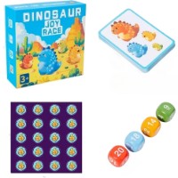 Joc educativ de masa ChiToys Dinosaur Joy Race (C1618)
