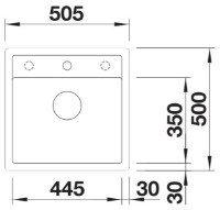 Chiuvetă de bucătărie Blanco Dalago 5-F (518849) imaginea #2 — magazin online Desire.md