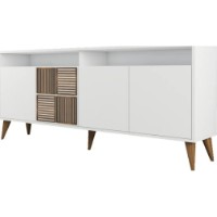 Set de mobilier pentru living Trendy Milano 527 White/Walnut GTR001299 imaginea #2 — magazin online Desire.md