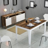 Set de mobilier pentru living Trendy Milano 528 Walnut/White GTR001300