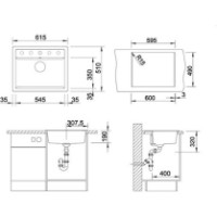 Chiuvetă de bucătărie Blanco Dalago 6 (527246) imaginea #2 — magazin online Desire.md