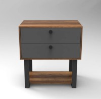 Тумба Trendy MN03-BA Walnut/Anthracit 85x80x52cm GTR001859