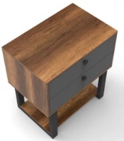 Тумба Trendy MN03-BA Walnut/Anthracit 85x80x52cm GTR001859 фото №2 — интернет-магазин Desire.md