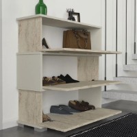Rafturi pentru pantofi Trendy Napolyon 90x93x30cm TravertinGresie (GTR005955) imaginea #5 — magazin online Desire.md