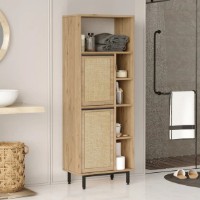 Dulap baie Trendy ON10C-SU Walnut/Oak 161.6x60x35.5cm GTR001914