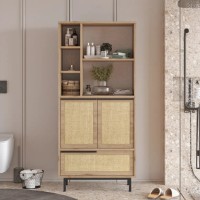Dulap baie Trendy ON9C-SU Walnut/Oak 161.6x74.8x35.5cm GTR001917 imaginea #4 — magazin online Desire.md