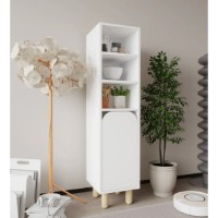 Etajeră Trendy Parma 1 White 37x155x40cm (GTR008085) imaginea #3 — magazin online Desire.md