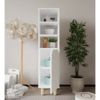 Etajeră Trendy Parma 1 White 37x155x40cm (GTR008085) imaginea #4 — magazin online Desire.md