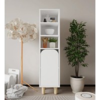 Etajeră Trendy Parma 1 White 37x155x40cm (GTR008085)