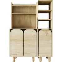 Bufet Trendy Parma 3 Sapphire Oak 105x155x40cm (GTR008096) imaginea #3 — magazin online Desire.md