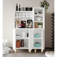 Bufet Trendy Parma 3 White 105x155x40cm (GTR008093) imaginea #2 — magazin online Desire.md