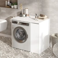 Dulap pentru masina de spalat Trendy SA1-W White 93x88x60cm GTR001910 imaginea #3 — magazin online Desire.md