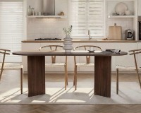 Masă pentru bucătărie Trendy Sabella Venezia Walnut 200x75x90cm (GTR008204) imaginea #2 — magazin online Desire.md