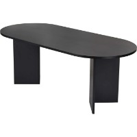 Masă pentru bucătărie Trendy Sabella Wood Black 200x75x90cm (GTR008201) imaginea #5 — magazin online Desire.md