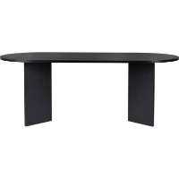Masă pentru bucătărie Trendy Sabella Wood Black 200x75x90cm (GTR008201) imaginea #6 — magazin online Desire.md