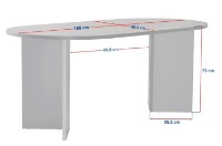 Masă pentru bucătărie Trendy Sablin Sapphire Oak 180x75x90cm (GTR008048) imaginea #8 — magazin online Desire.md