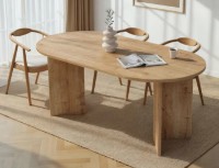 Masă pentru bucătărie Trendy Sablin Sapphire Oak 180x75x90cm (GTR008048) imaginea #1 — magazin online Desire.md
