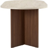 Masă pentru bucătărie Trendy Sablin Travertine/Milano Walnut 180x75x90cm (GTR008049) imaginea #4 — magazin online Desire.md