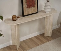 Masă consolă Trendy Sira Travertine 150x75x35cm (GTR008183) imaginea #3 — magazin online Desire.md