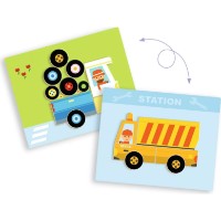 Joc educativ Djeco Inzebox Vehicles (DJ03074) imaginea #3 — magazin online Desire.md