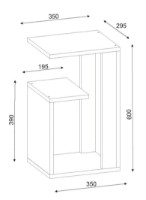 Suporturi pentru canapea Trendy Sora White 35x60x29cm imaginea #4 — magazin online Desire.md