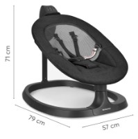 Leagăn electric Kikka Boo Zazu Grey (31005010096) imaginea #10 — magazin online Desire.md