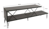Comodă TV Trendy Strada 120x40x30cm Anthracite (GTR000208) imaginea #7 — magazin online Desire.md