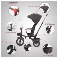 Bicicletă copii Glamvers TR - 422 ( 618 ) Ultra Grey imaginea #3 — magazin online Desire.md
