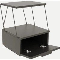 Noptieră Trendy Tekoba 42x52x41cm Anthracite (GTR001530) imaginea #2 — magazin online Desire.md