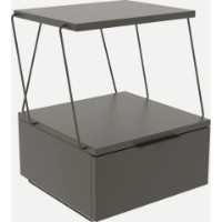 Noptieră Trendy Tekoba 42x52x41cm Anthracite (GTR001530) imaginea #3 — magazin online Desire.md