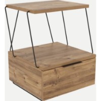 Noptieră Trendy Tekoba 42x52x41cm Pin (GTR001531) imaginea #4 — magazin online Desire.md