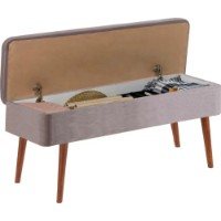 Bancheta Trendy Vina 0701 Walnut/Grey 110x46x40cm GTR006469 imaginea #2 — magazin online Desire.md