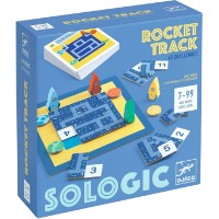 Joc educativ de masa Djeco Sologic: Rocket Track (DJ00825)