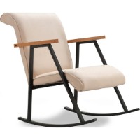 Fotoliu balansoar Trendy Yoka Cream 65x100x86cm GTR003713 imaginea #2 — magazin online Desire.md