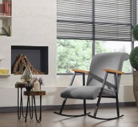 Fotoliu balansoar Trendy Yoka Grey 65x100x86cm GTR003714